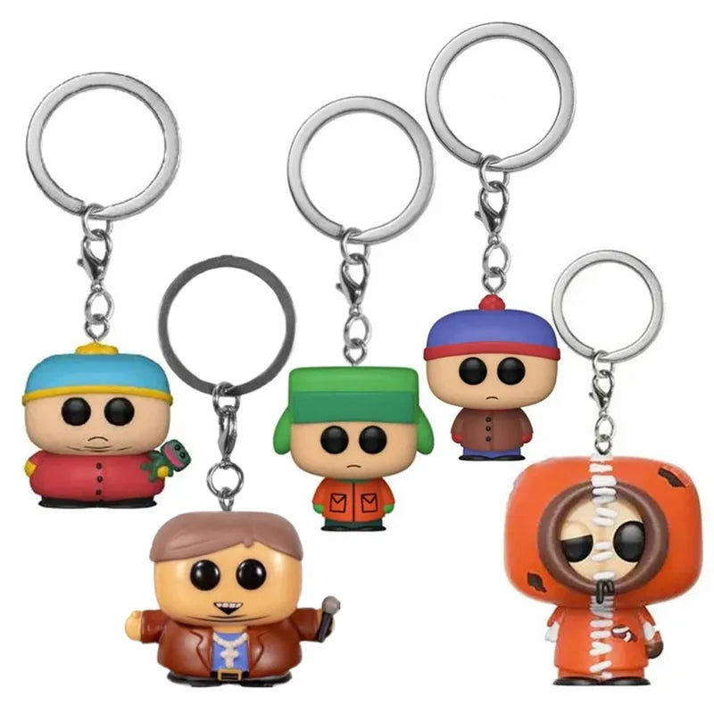 South Park PVC Model Toys Set - Kids' Cartoon Character Collectibles
