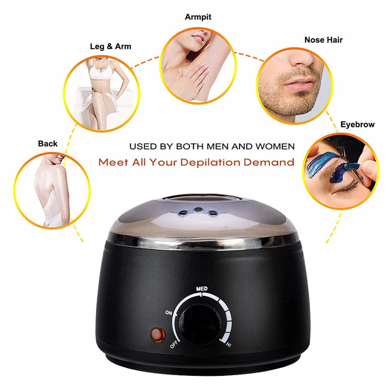 Wax Machine for Hair Removal 200ml/500ml Paraffin Warmer with Adjustable Temperature