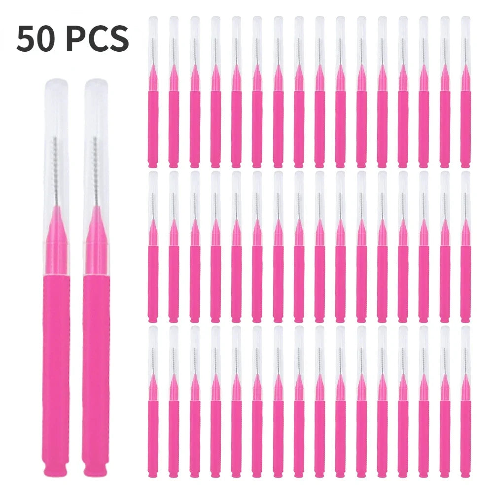 Disposable Eyebrow & Eyelash Brush Applicators Set - Makeup & Lash Extension Tools