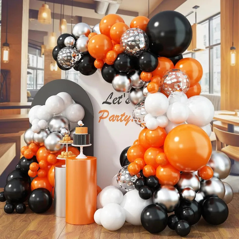 113pcs Balloon Garland Arch Kit for Birthday Halloween Graduation Party Decorations