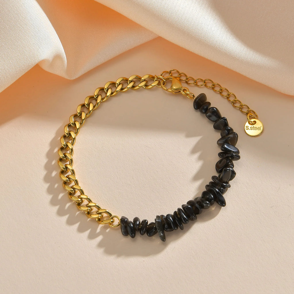 Adjustable Stainless Steel Chain Bracelet for Women - Elegant Jewelry Gift