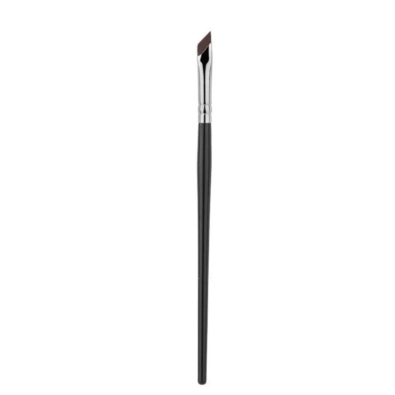 Ultra Thin Fine Eyeliner & Eyebrow Makeup Brush Set - Precise Flat Angled Tools