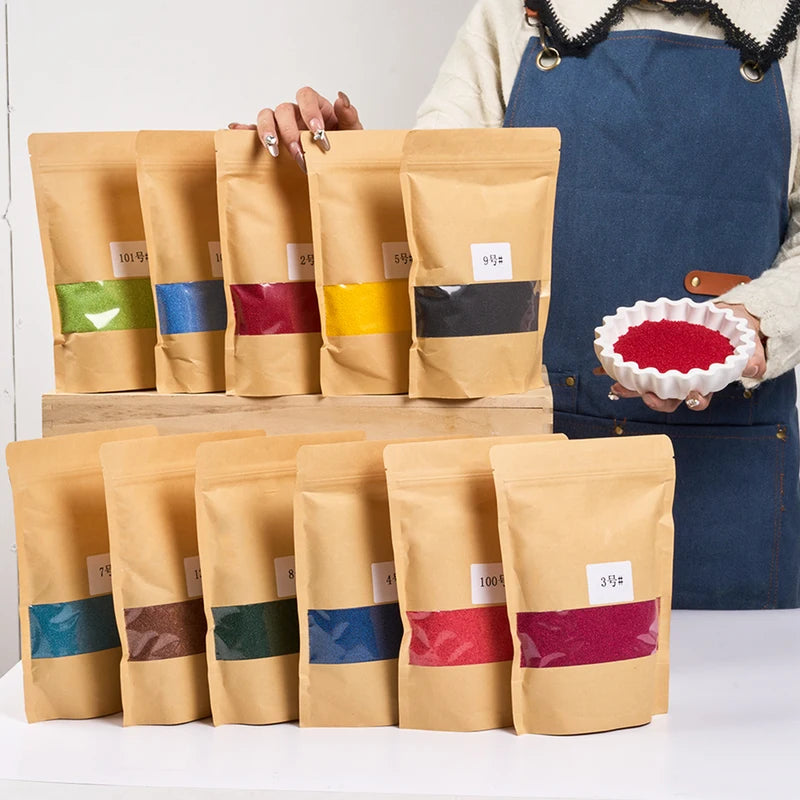 250g Candle Making Wax Kit with 11 Colors and Snowflake Pearls - DIY Scented Candle Accessories