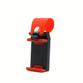 Universal Car Phone Holder for Steering Wheel - Adjustable Mount for Mobile Devices