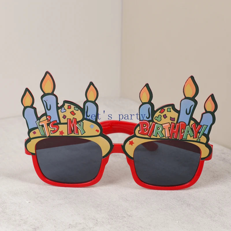Colorful It's My Birthday Eyeglasses Props for Party Photography