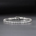 Iced Out Crystal Tennis Bracelet for Men Women Punk Hip Hop Jewelry