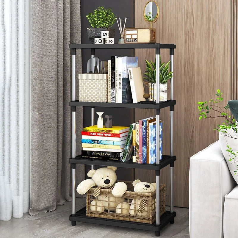 Multi-Layer Storage Organizer Rack Open Shelf for Kitchen Bathroom Living Room