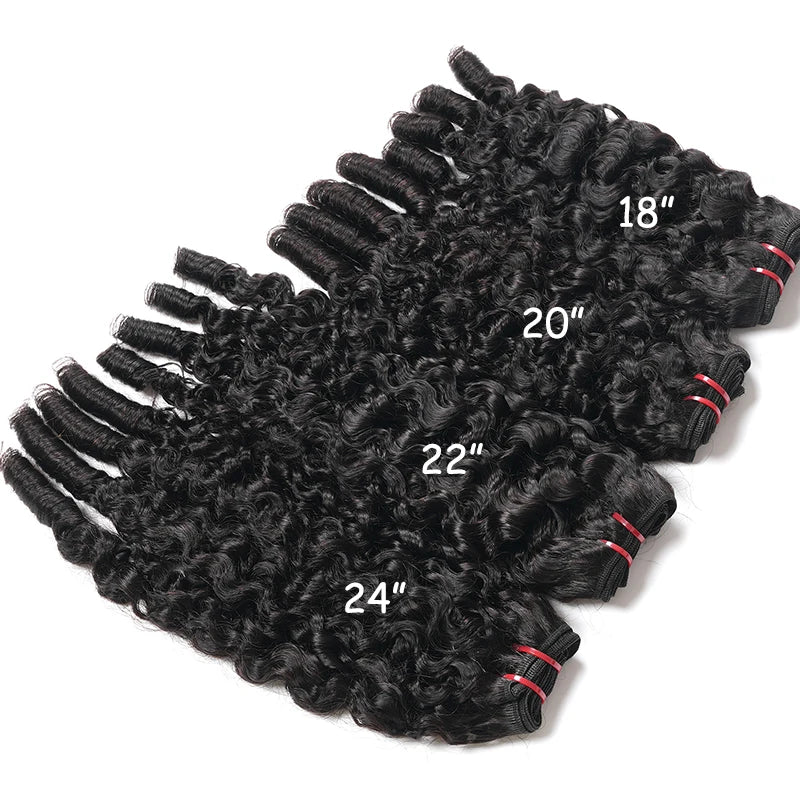 20A Mink Burmese Curly Human Hair Bundles - Deep Wave Virgin Hair Extensions