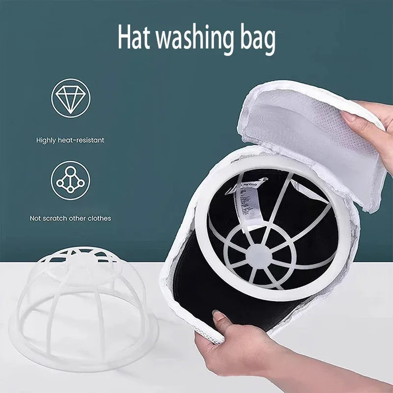 Laundry Wash Bag for Hats and Clothes - Mesh Protector and Organizer