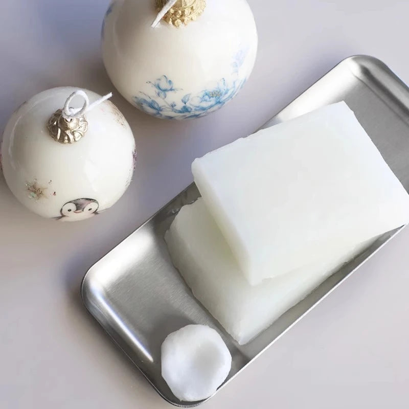 Korean Microcrystalline Soft Wax Block for Aromatherapy & Candle Making - 1kg Additive