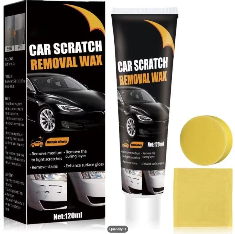 Car Scratch Repair Paste Kit with Cloth & Sponge for Paint Polishing