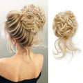 Elastic Rubber Hair Bun Band for Messy Curly Styles - Daily Use