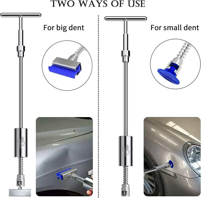 Car Dent Repair Kit - Paintless Body Ding Removal Tools with Suction Cups
