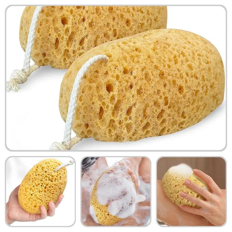 Exfoliating Bath Loofah Sponge for Body Wash & Shower - Long-Lasting