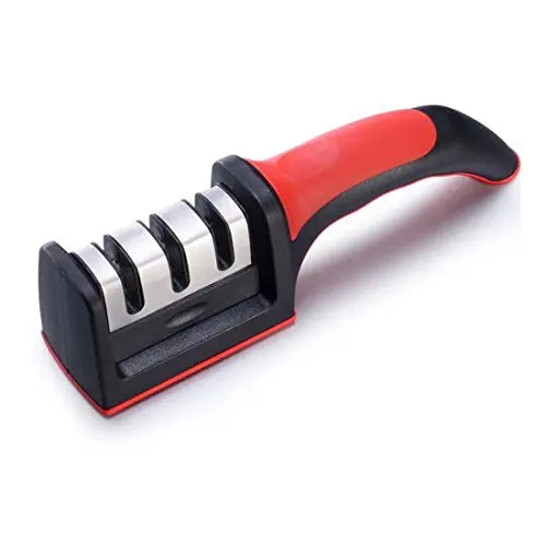 3-in-1 Knife Sharpener with Tungsten Steel Stages - Kitchen & Chef Blades