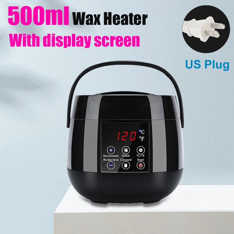 Electric Wax Heater for Hair Removal Waxing Warmer - 200ml & 500ml Options