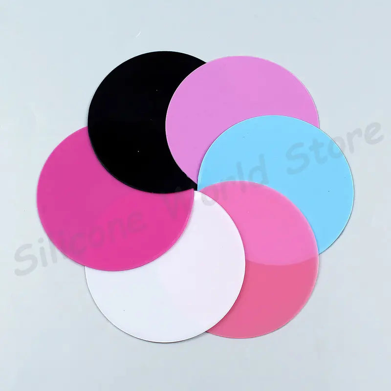 Silicone Paint Mixing Palette Mat for Nail Art & Craft DIY 9.5cm