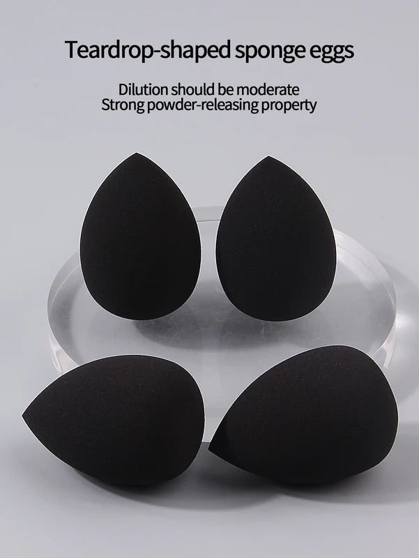 12 Pieces Makeup Sponge Egg Set - Dual-Purpose Dry and Wet Egg Blenders for Foundation and Powder