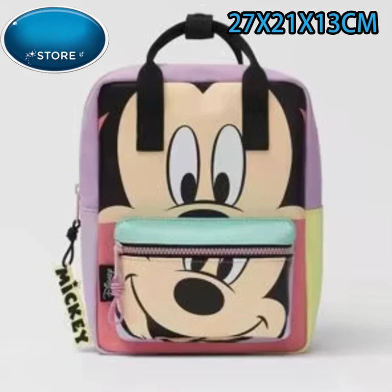 Cartoon Women's Large Capacity Backpack with Plush Mouse Duck Pattern for School & Travel