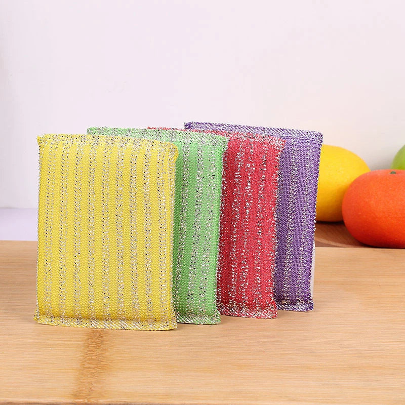 Multi-Size Double-Sided Dishwashing Sponges Kitchen Cleaning Tool Set