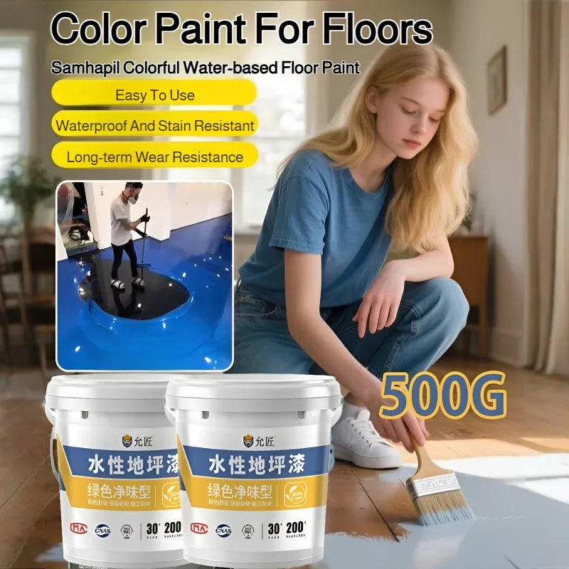 3-in-1 Epoxy Floor Paint for Concrete & Garage Coatings - Waterproof & Abrasion Resistant