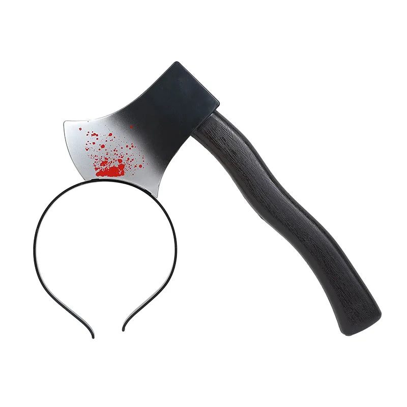 Halloween Horror Fake Saws Knife Headband - Party Prop Costume Accessory