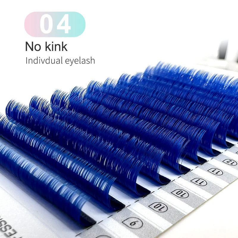 Colorful Volume Lash Extensions - Easy Fan False Eyelashes for Beginners