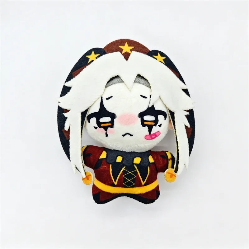 Circus Pierrot Plush Doll - Cosplay Soft Stuffed Toy for Halloween & Carnival