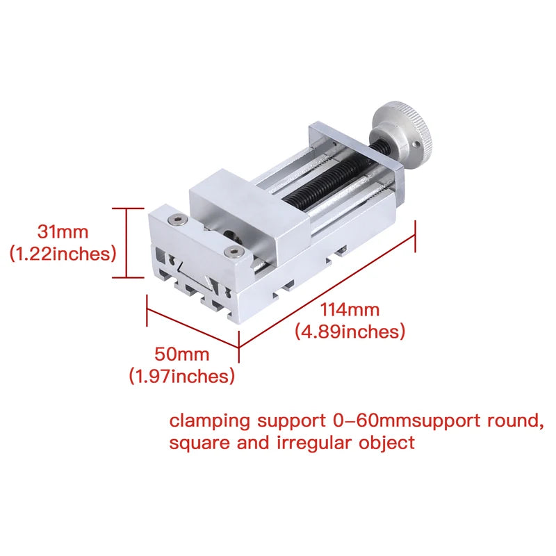 36W Mini Metal Milling Machine with Variable Speed DIY Tool for Wood & Metalworking