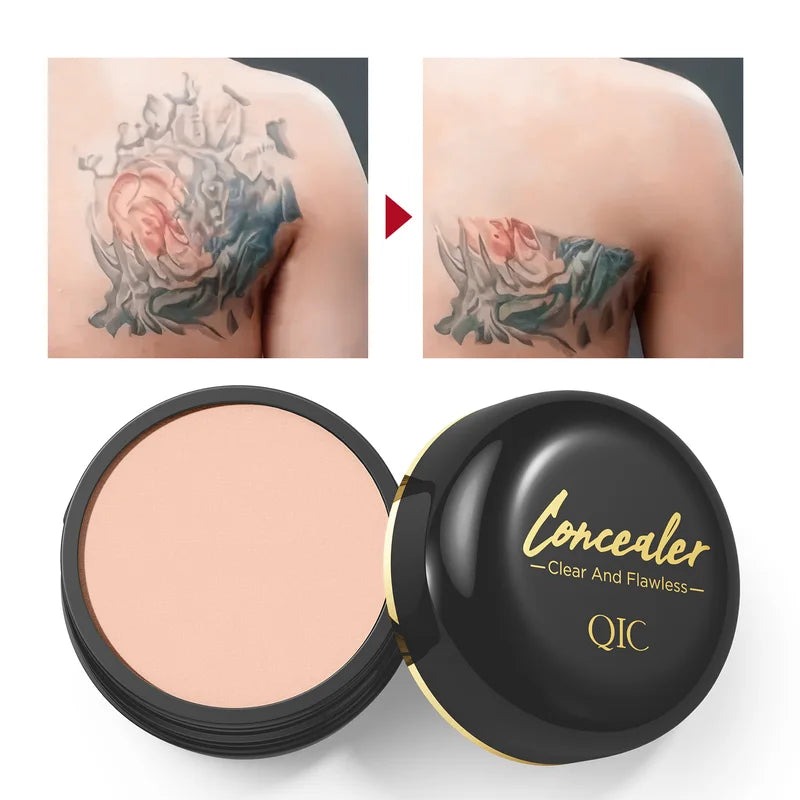 Waterproof Full Coverage Tattoo and Scar Concealer for All Skin Tones - Natural Finish Foundation