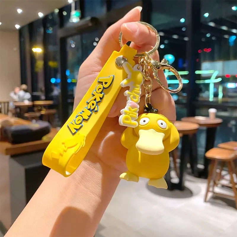 Pokemon Pikachu Keychain Action Figure Toy for Car Bag Collection - Multiple Colors