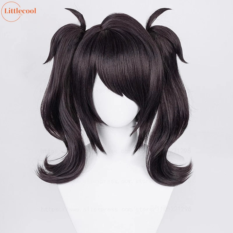 Anime Cosplay Wig with Clip Ponytails - Heat Resistant Synthetic Hair for Ame-chan & Game Characters