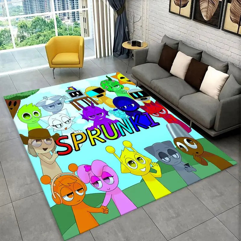 Non-Slip Area Rug for Living Room and Kids Room - Soft Carpet Floor Mat