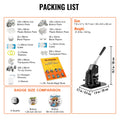 DIY Badge Maker Machine Kit for Custom Buttons 25 & 58mm with 500 Parts