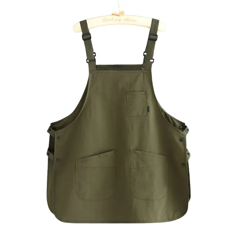 Japanese Style Waterproof Stain-Resistant Catering Workwear Apron for Cafe & Household