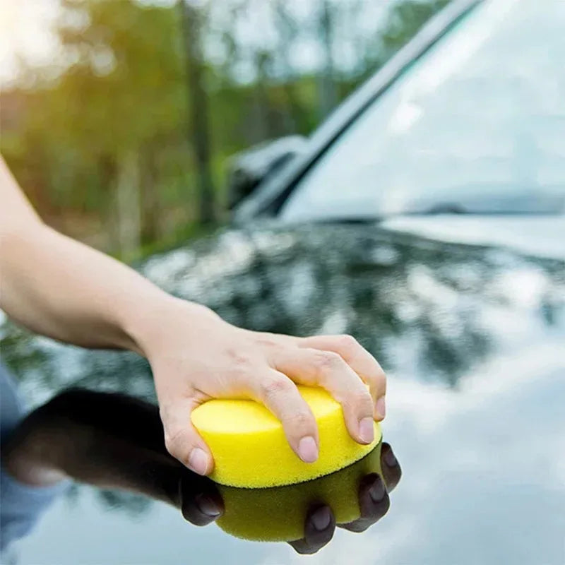 Car Waxing Foam Sponges Set - High Density Applicator Pads for Auto Polishing and Cleaning