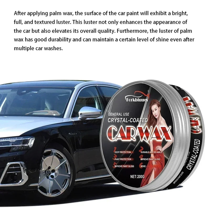 Premium Carnauba Wax for Auto Paint Protection and Shine - Easy Application, Long Lasting