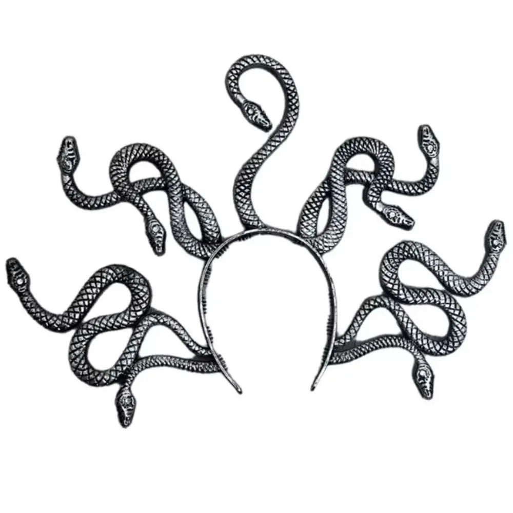 Realistic Snake Halloween Headband - Scary Hair Hoop for Cosplay & Parties