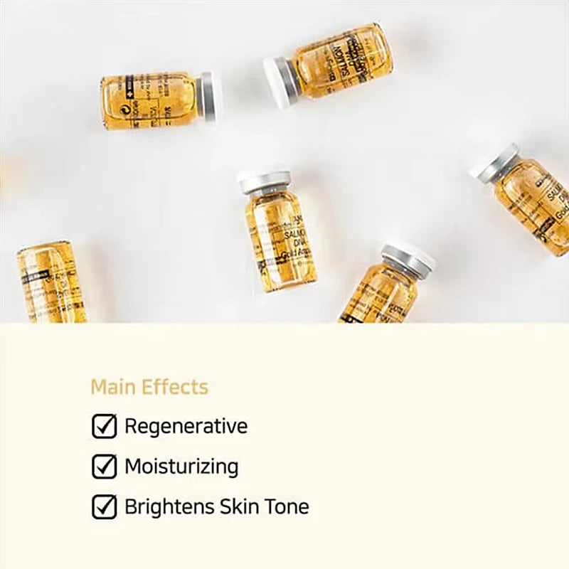 Skin Care Serum Kit with Salmon DNA & Gold Ampoule - Deep Moisturizing