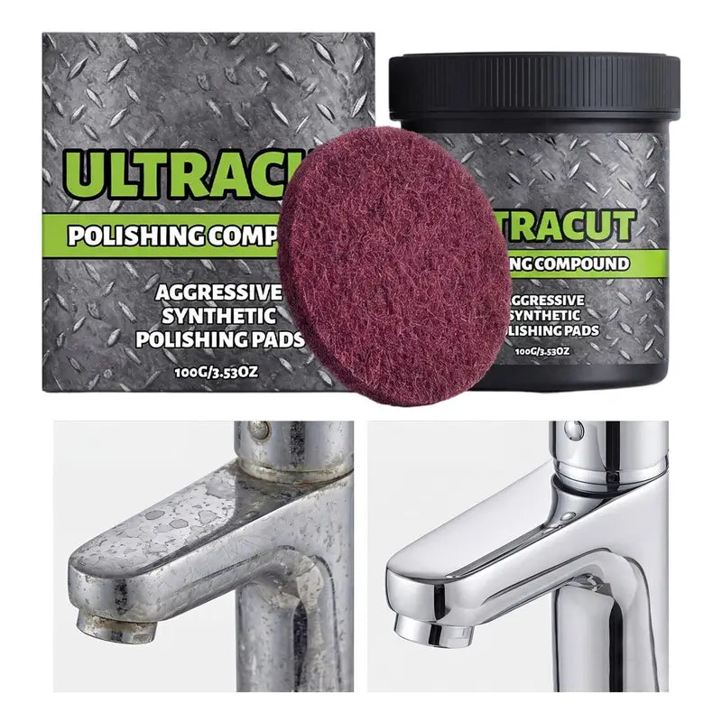 Wood Furniture Wax Polish 100g - Furniture Restore & Care for Hardwood & Leather