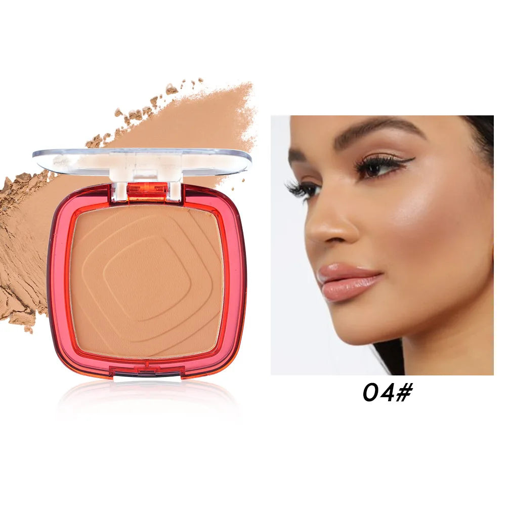 Lightweight Matte Setting Powder with Natural Coverage Waterproof Long-Lasting Face Contour Makeup