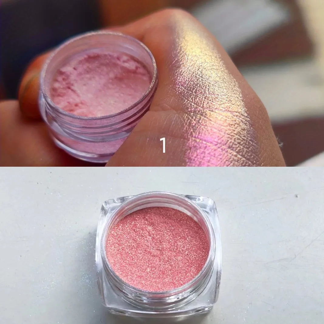 Glitter Eye Shadow Palette - Brightening Metallic Gradient Colors for Festive & Lazy Makeup