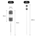 Extendable Microfiber Feather Duster with Bendable Head & Long Handle for Ceiling and Car Cleaning