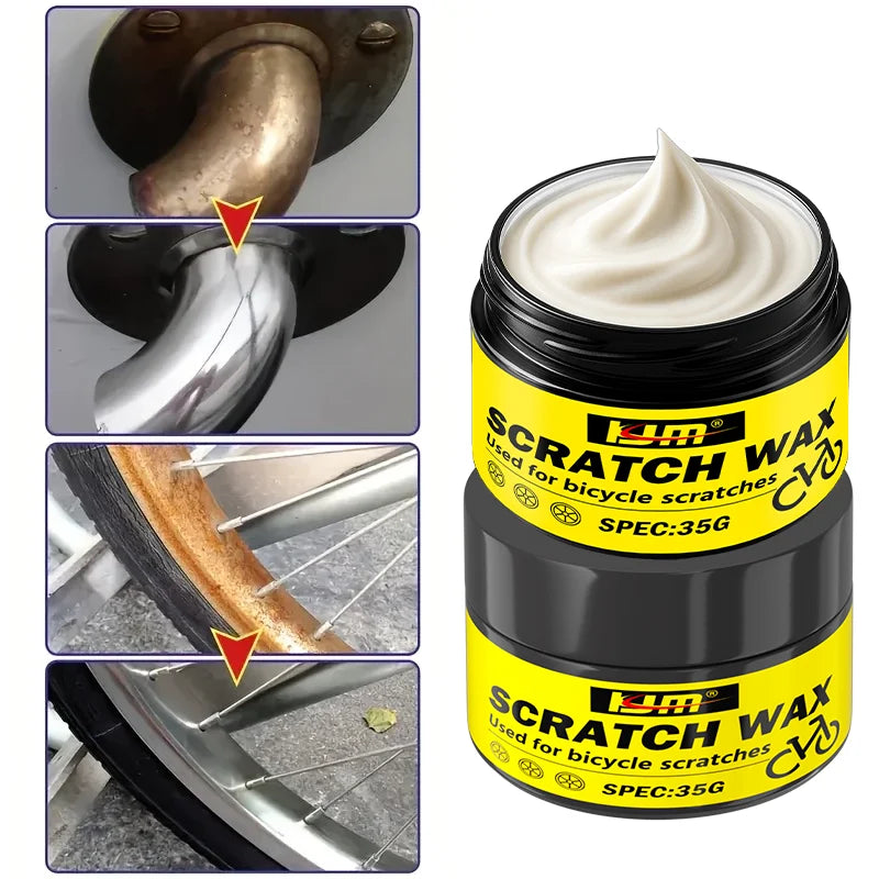 Bicycle Frame Scratch Repair Wax - Polishing & Protection for Bike Frames