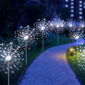 Outdoor Solar Firework Garden Lights Waterproof Fairy String Lights