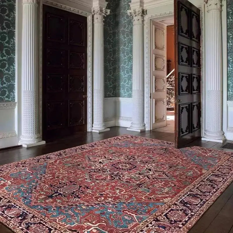 Luxury Living Room Rug with Plush Carpet for Bedroom & Sofa Decor