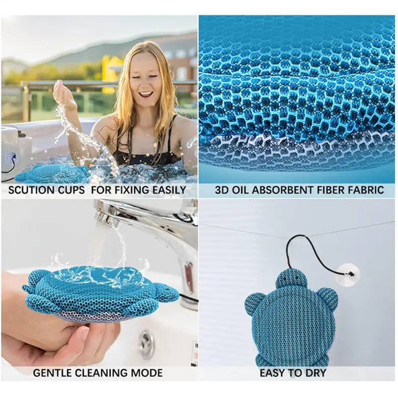 Floating Pool Skimmer for Water Maintenance - Reusable Oil & Scum Absorber Sponge