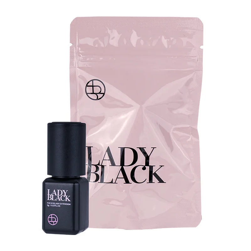 Korean Lash Extension Glue 5ml Fast Dry Eyelash Adhesive Low Irritation Black & Clear Options