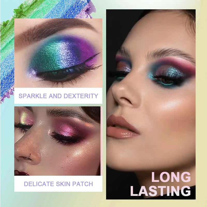 MultiChrome Eyeshadow Powder - Shifting Duochrome & Chameleon Shades