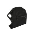 Unisex Faux Leather Hood Mask with Open Mouth Holes for Cosplay and Halloween